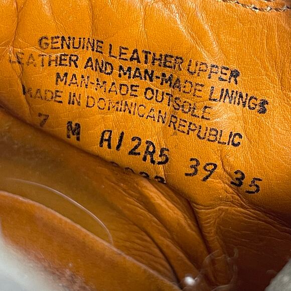 Timberland Beige Tan Suede Lace Up Waterproof Combat Ankle Boots Booties Size 7M - Picture 5 of 6